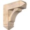 Ekena Millwork Legacy Arts and Crafts Smooth Bracket w/ Offset Brace, Douglas Fir, 7 1/2"W x 22"D x 22"H BKT0806X22X22LEC03SDF - alternate 1